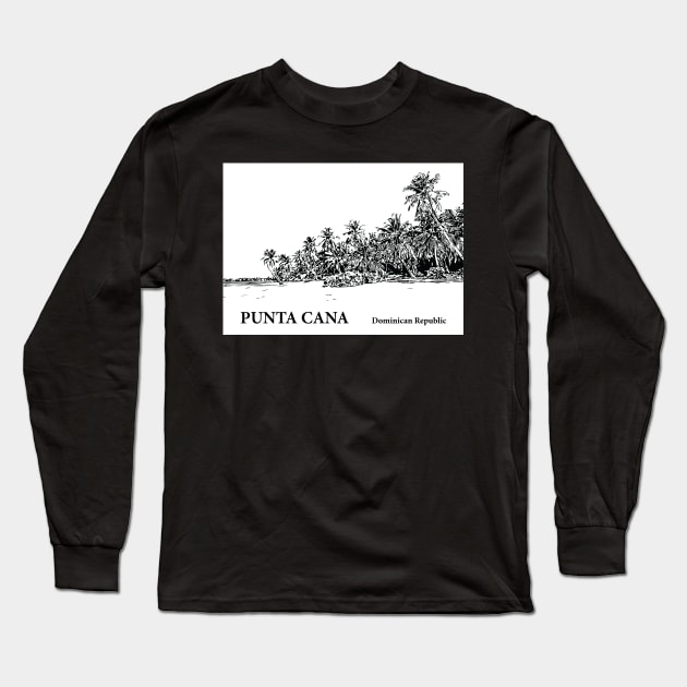 Punta Cana - Dominican Republic Long Sleeve T-Shirt by Lakeric